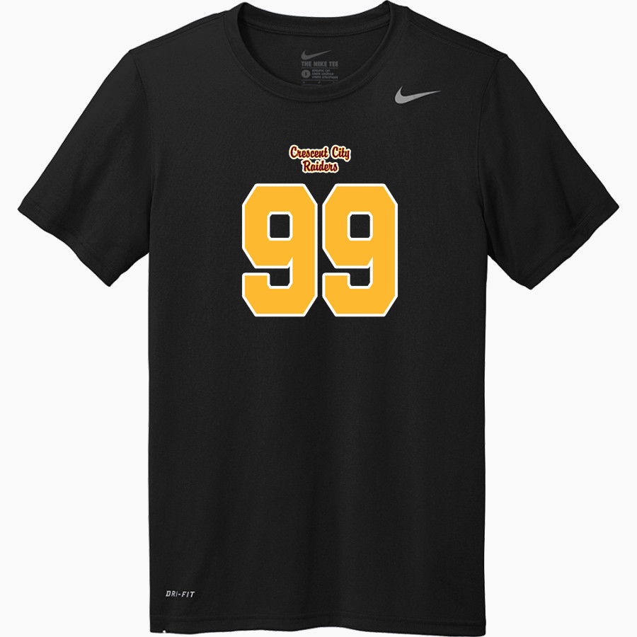 CRESCENT CITY SENIOR HIGH SCHOOL RAIDERS <span class="pdp-name-mascot">CRESCENT CITY RAIDERS</span> Nike Youth Team Legend Short Sleeve Tee