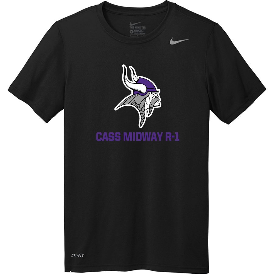 CASS MIDWAY R-1 HIGH SCHOOL VIKINGS <span class="pdp-name-mascot">CASS MIDWAY R-1 VIKINGS</span> Nike Youth Team Legend Short Sleeve Tee