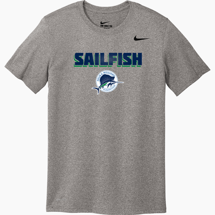 Felix A. Williams Elementary Sailfish Nike Youth Team Legend Short Sleeve Tee