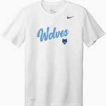 Sun Prairie West Wolves <span class="pdp-name-mascot">Sun Prairie West High School Wolves</span> Nike Youth Team Legend Short Sleeve Tee Front Thumbnail