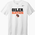 HUNTINGTON BEACH HIGH SCHOOL OILERS Nike Youth Team Legend Short Sleeve Tee Front Thumbnail