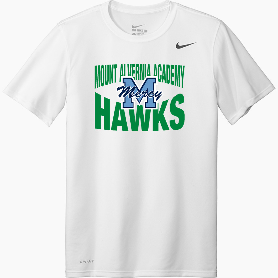 Mount Alvernia Academy Hawks Nike Youth Team Legend Short Sleeve Tee