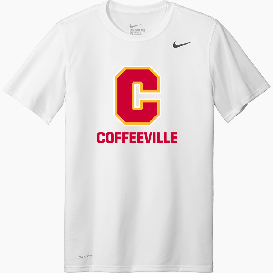 COFFEEVILLE HIGH SCHOOL PIRATES Nike Youth Team Legend Short Sleeve Tee