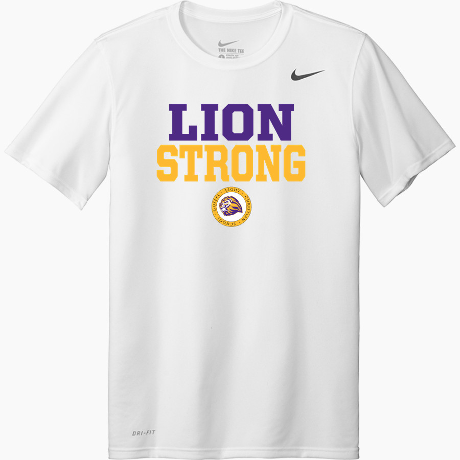 Gospel Light Christian Lions <span class="pdp-name-mascot">Gospel Light Christian School Lions</span> Nike Youth Team Legend Short Sleeve Tee