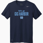 GIG HARBOR HIGH SCHOOL TIDES <span class="pdp-name-mascot">GIG HARBOR TIDES</span> Nike Youth Team Legend Short Sleeve Tee Front Thumbnail
