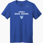 SHIRLEY HIGH SCHOOL BLUE DEVILS <span class="pdp-name-mascot">SHIRLEY BLUE DEVILS</span> Nike Youth Team Legend Short Sleeve Tee Front Thumbnail