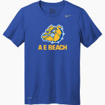 A E BEACH HIGH SCHOOL BULLDOGS Nike Youth Team Legend Short Sleeve Tee Front Thumbnail