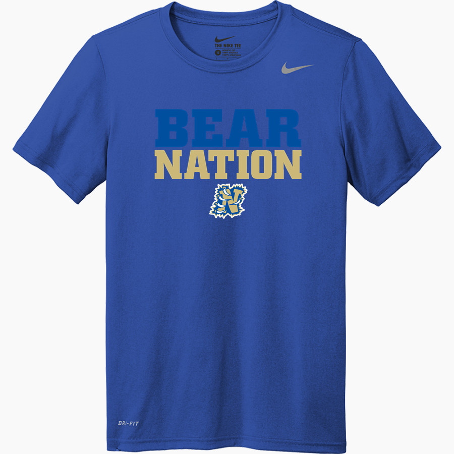 NOBLE HIGH SCHOOL BEARS <span class="pdp-name-mascot">NOBLE BEARS</span> Nike Youth Team Legend Short Sleeve Tee