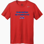 Moanalua Na Menehune Nike Youth Team Legend Short Sleeve Tee Front Thumbnail