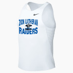 Zion Lutheran Raiders Nike Men's Dri-FIT Pro Compression Tank Front Thumbnail