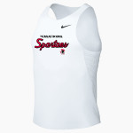 The Burlington School SPARTANS <span class="pdp-name-mascot">The Burlington School SPARTANS</span> Nike Men's Dri-FIT Pro Compression Tank Front Thumbnail