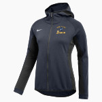 William L Callahan Broncos Nike Women's Showtime Full-Zip Hoodie Front Thumbnail