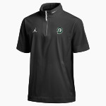 Delta College Pioneers Jordan Men's Lightweight Coach Short Sleeve Jacket Front Thumbnail