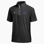 Trevecca University Trojans Jordan Men's Lightweight Coach Short Sleeve Jacket Front Thumbnail