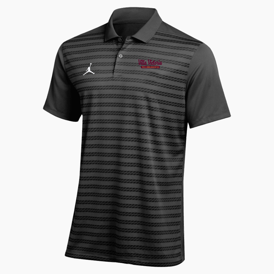 VILLA VICTORIA ACADEMY YELLOWJACKETS <span class="pdp-name-mascot">VILLA VICTORIA YELLOWJACKETS</span> Jordan Men's Dri-FIT Coach Victory Polo