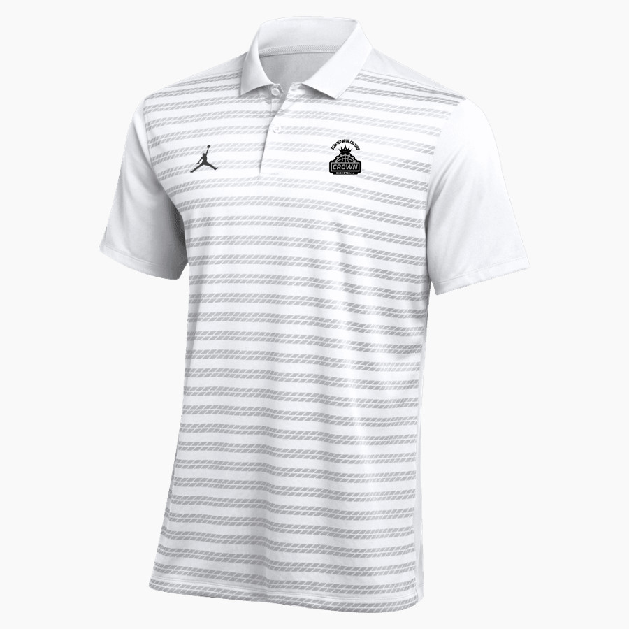 Crown Basketball Crown Basketball <span class="pdp-name-mascot">Crown Basketball</span> Jordan Men's Dri-FIT Coach Victory Polo