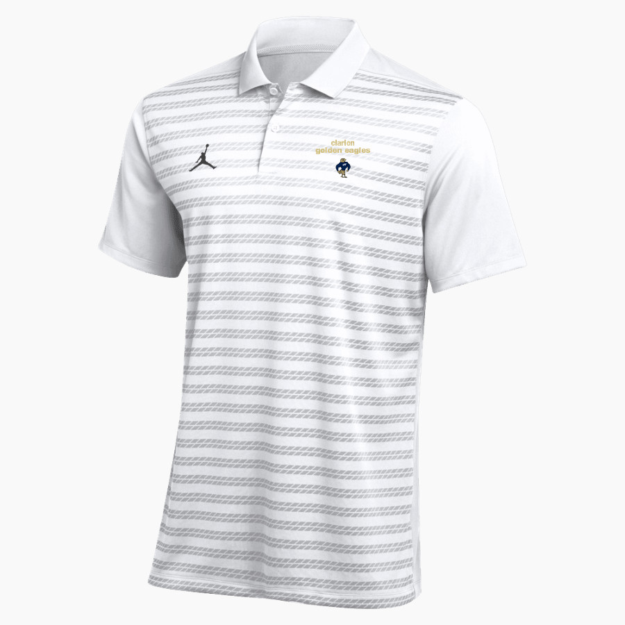 Clarion Golden Eagles <span class="pdp-name-mascot">Clarion - Penn West University Golden Eagles</span> Jordan Men's Dri-FIT Coach Victory Polo