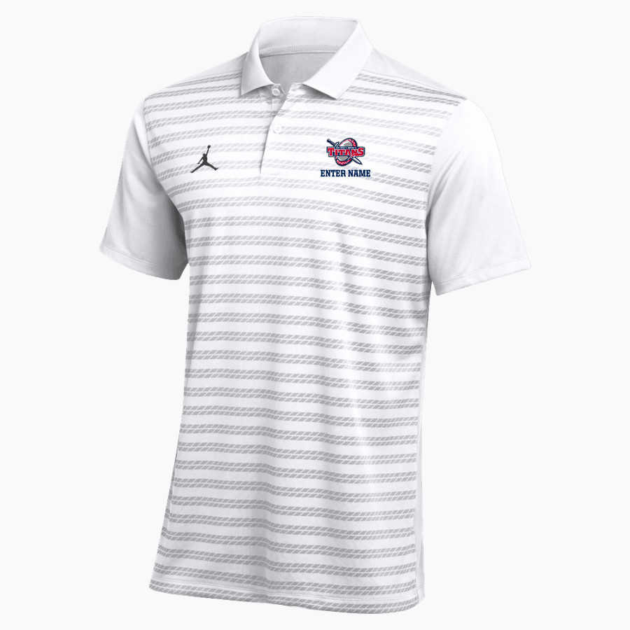 Detroit Mercy Titans Sideline Store <span class="pdp-name-mascot">UDM Titans</span> Jordan Men's Dri-FIT Coach Victory Polo
