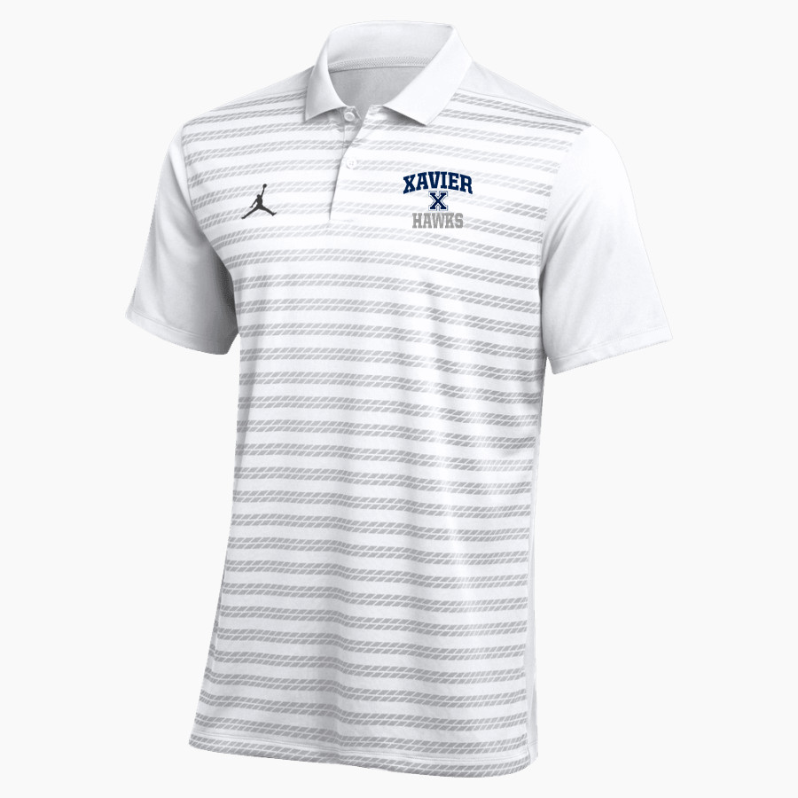 XAVIER HIGH SCHOOL HAWKS <span class="pdp-name-mascot">XAVIER HAWKS</span> Jordan Men's Dri-FIT Coach Victory Polo
