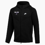 JJC Wolves <span class="pdp-name-mascot">JJC Wolves</span> Nike Men's Tech Fleece Full-Zip Hoodie Front Thumbnail