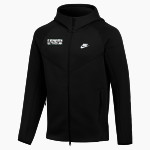 Evergreen Lutheran Eagles Nike Men's Tech Fleece Full-Zip Hoodie Front Thumbnail