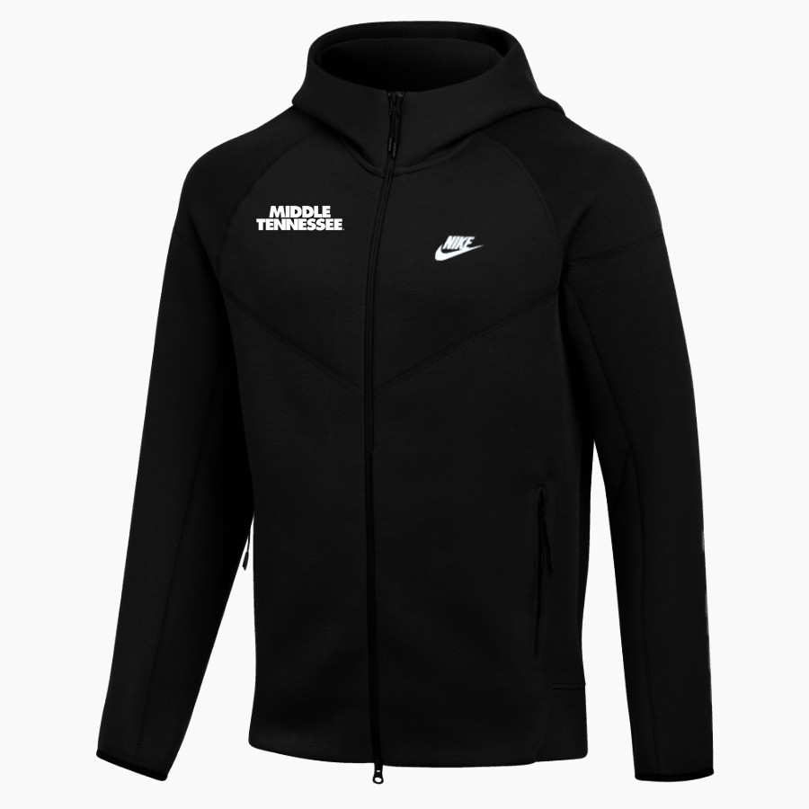 MTSU Blue Raiders Nike Men's Tech Fleece Full-Zip Hoodie