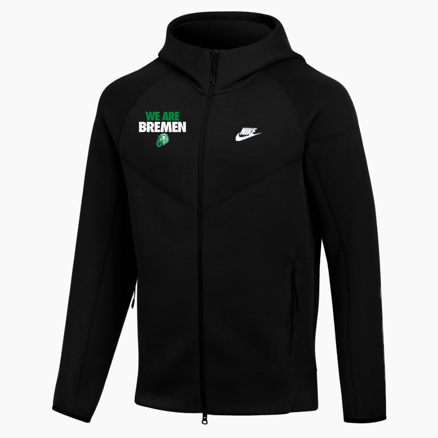 Bremen Athletics Sideline Store <span class="pdp-name-mascot">Bremen Lions</span> Nike Men's Tech Fleece Full-Zip Hoodie