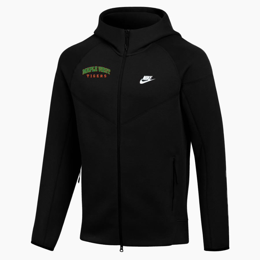 Maple West Tigers Nike Men's Tech Fleece Full-Zip Hoodie