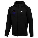 JAG High School Jaguars <span class="pdp-name-mascot">JEFF DAVIS VOLUNTEERS</span> Nike Men's Tech Fleece Full-Zip Hoodie Front Thumbnail