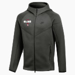 WINDER-BARROW BULLDOGGS ONLINE STORE Nike Men's Tech Fleece Full-Zip Hoodie Front Thumbnail