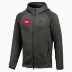 PSA Mustangs official sideline store Nike Men's Tech Fleece Full-Zip Hoodie Front Thumbnail