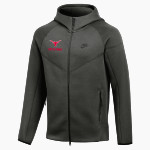 DOVER HIGH SCHOOL LONGHORNS Nike Men's Tech Fleece Full-Zip Hoodie Front Thumbnail