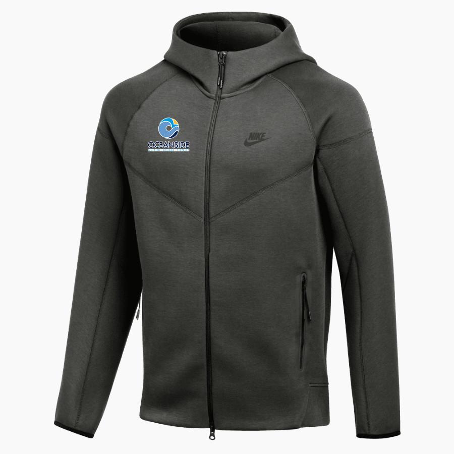 OCEANSIDE UNIFIED OCEANSIDE UNIFIED <span class="pdp-name-mascot">OCEANSIDE UNIFIED SCHOOL DISTRICT</span> Nike Men's Tech Fleece Full-Zip Hoodie
