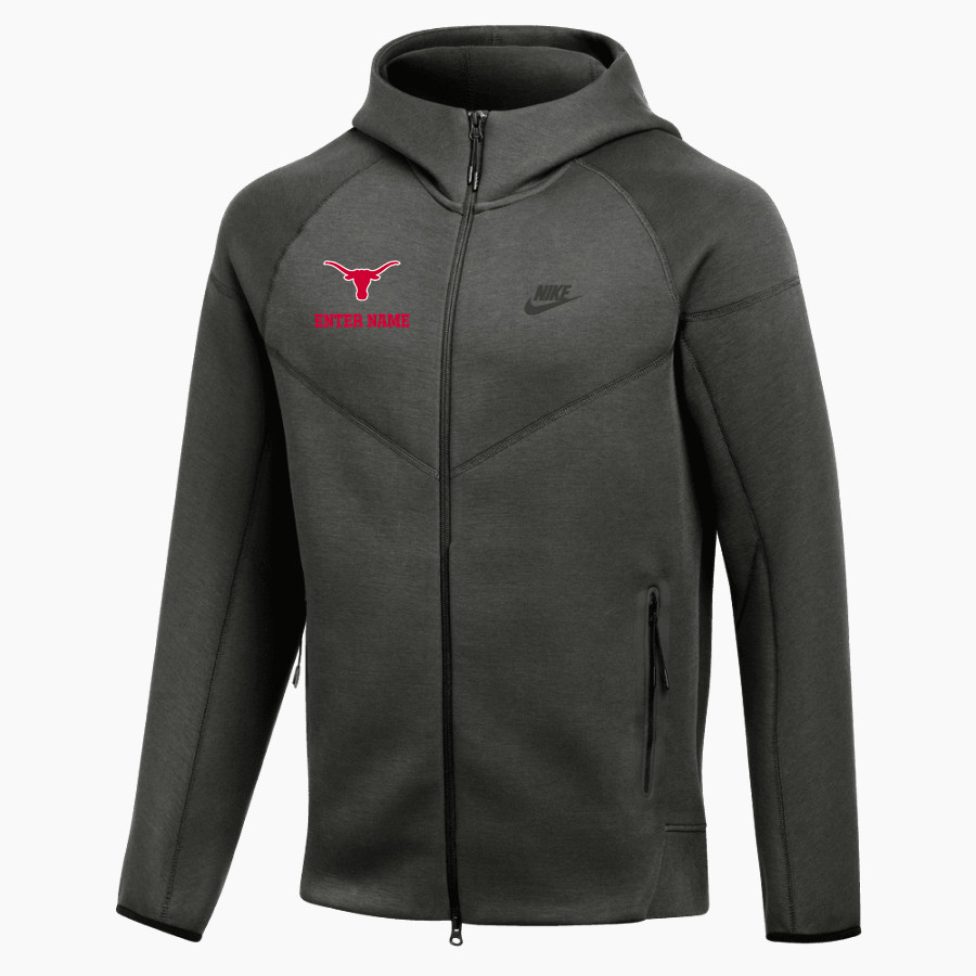 DOVER HIGH SCHOOL LONGHORNS Nike Men's Tech Fleece Full-Zip Hoodie