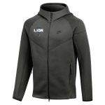 Linwood School Lions <span class="pdp-name-mascot">Linwood Lions</span> Nike Men's Tech Fleece Full-Zip Hoodie Front Thumbnail