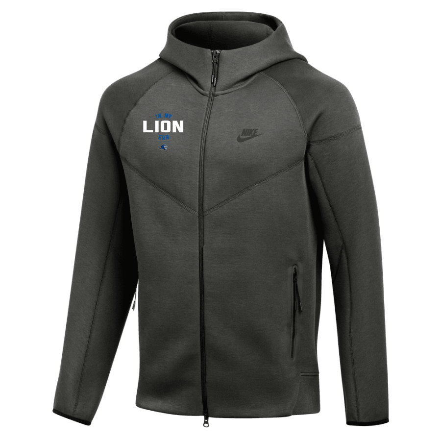 Linwood School Lions <span class="pdp-name-mascot">Linwood Lions</span> Nike Men's Tech Fleece Full-Zip Hoodie