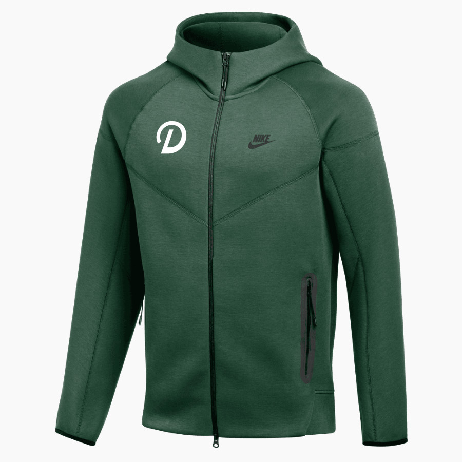 Delta College Pioneers Nike Men's Tech Fleece Full-Zip Hoodie