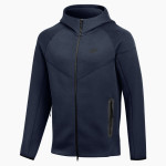 Columbia Central Golden Eagles Golden Eagles Nike Men's Tech Fleece Full-Zip Hoodie Front Thumbnail