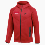 Crown Point Bulldogs <span class="pdp-name-mascot">Crown Point School Corporation Bulldogs</span> Nike Men's Tech Fleece Full-Zip Hoodie Front Thumbnail