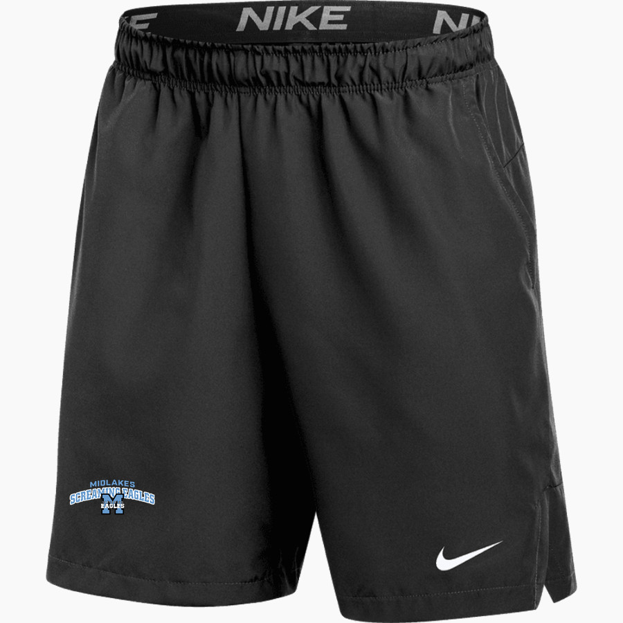 MIDLAKES HIGH SCHOOL SCREAMING EAGLES <span class="pdp-name-mascot">MIDLAKES SCREAMING EAGLES</span> Nike Men's Flex 7" Woven Pocketed Short
