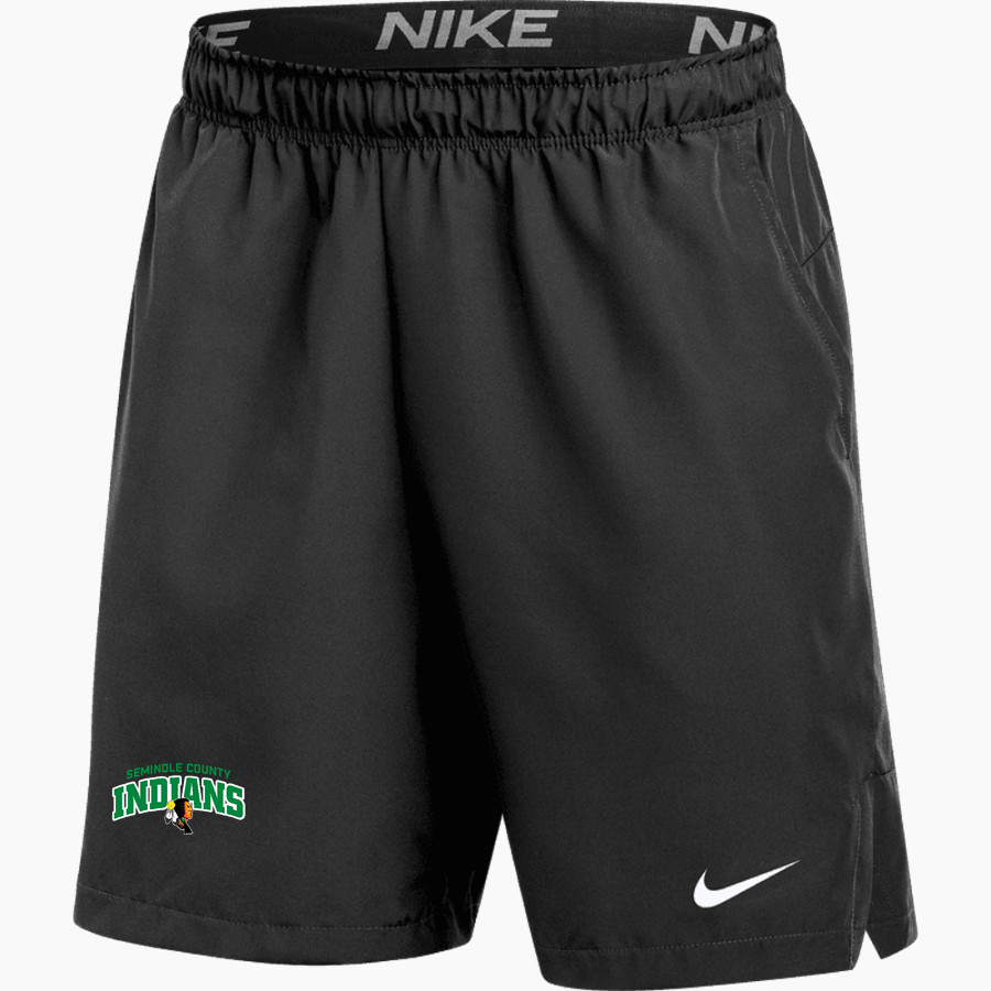 SEMINOLE COUNTY HIGH SCHOOL INDIANS <span class="pdp-name-mascot">SEMINOLE COUNTY INDIANS</span> Nike Men's Flex 7" Woven Pocketed Short