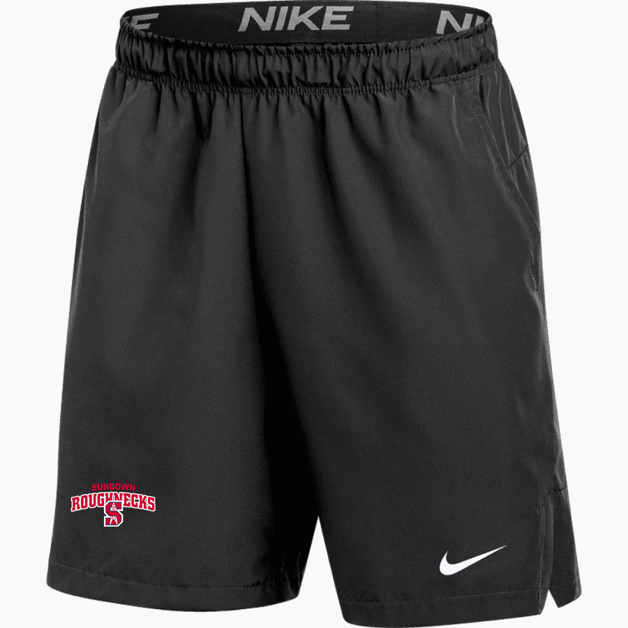 SUNDOWN HIGH SCHOOL ROUGHNECKS <span class="pdp-name-mascot">SUNDOWN ROUGHNECKS</span> Nike Men's Flex 7" Woven Pocketed Short