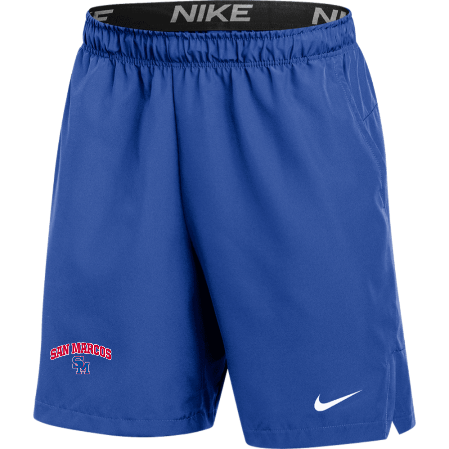 SAN MARCOS HIGH SCHOOL ROYALS <span class="pdp-name-mascot">SAN MARCOS ROYALS</span> Nike Men's Flex 7" Woven Pocketed Short