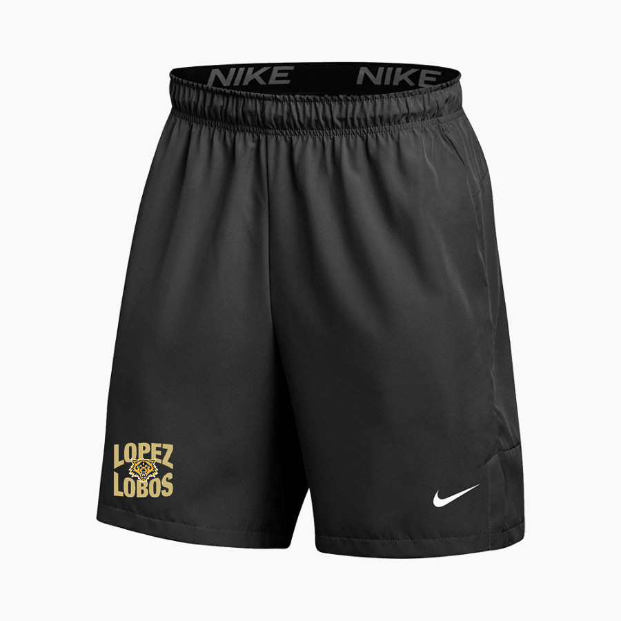 LOPEZ HIGH SCHOOL LOBOS <span class="pdp-name-mascot">LOPEZ LOBOS</span> Nike Men's Flex 7" Woven Short - No Pockets