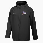BELLBROOK GOLDEN EAGLES The Official Online Store <span class="pdp-name-mascot">BELLBROOK GOLDEN EAGLES</span> Nike Men's Long-Sleeve Full-Zip Pregame Hoodie Front Thumbnail