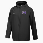 Panther Locker Spirit Wear Store Nike Men's Long-Sleeve Full-Zip Pregame Hoodie Front Thumbnail