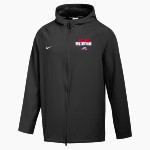 MacArthur Generals <span class="pdp-name-mascot">MACARTHUR HIGH SCHOOL Generals</span> Nike Men's Long-Sleeve Full-Zip Pregame Hoodie Front Thumbnail
