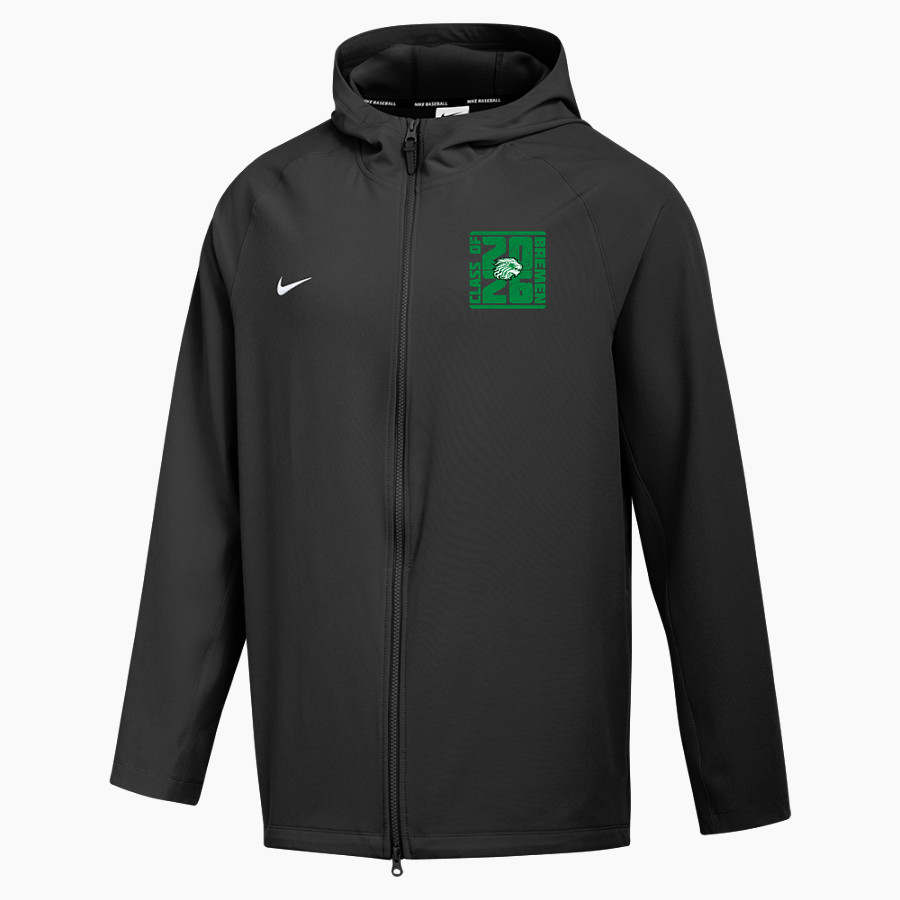 Bremen Athletics Sideline Store <span class="pdp-name-mascot">Bremen Lions</span> Nike Men's Long-Sleeve Full-Zip Pregame Hoodie