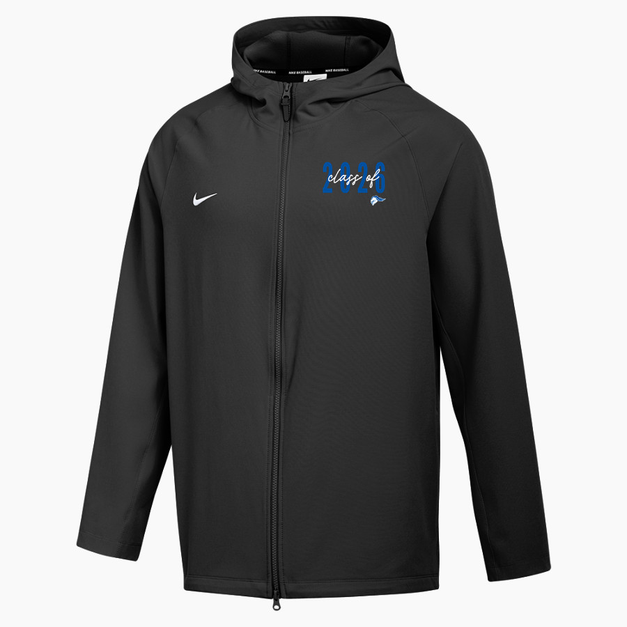 ROCKY BAYOU CHRISTIAN SCHOOL KNIGHTS Nike Men's Long-Sleeve Full-Zip Pregame Hoodie