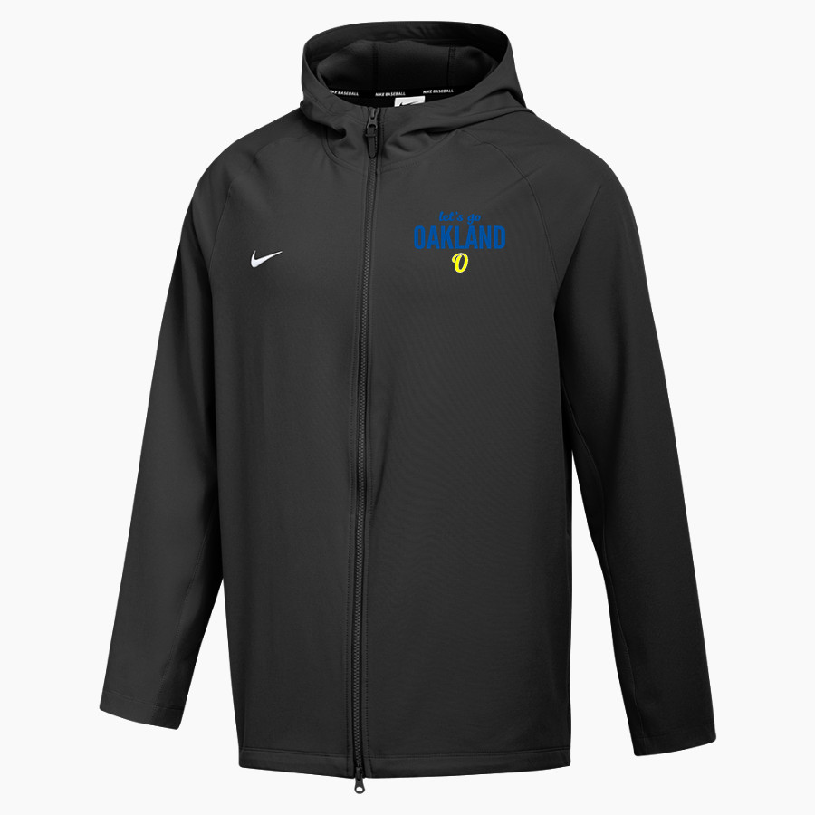 OAKLAND HIGH SCHOOL OAKERS <span class="pdp-name-mascot">OAKLAND OAKERS</span> Nike Men's Long-Sleeve Full-Zip Pregame Hoodie